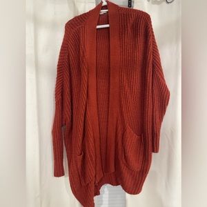 Arizona rust orange cardigan